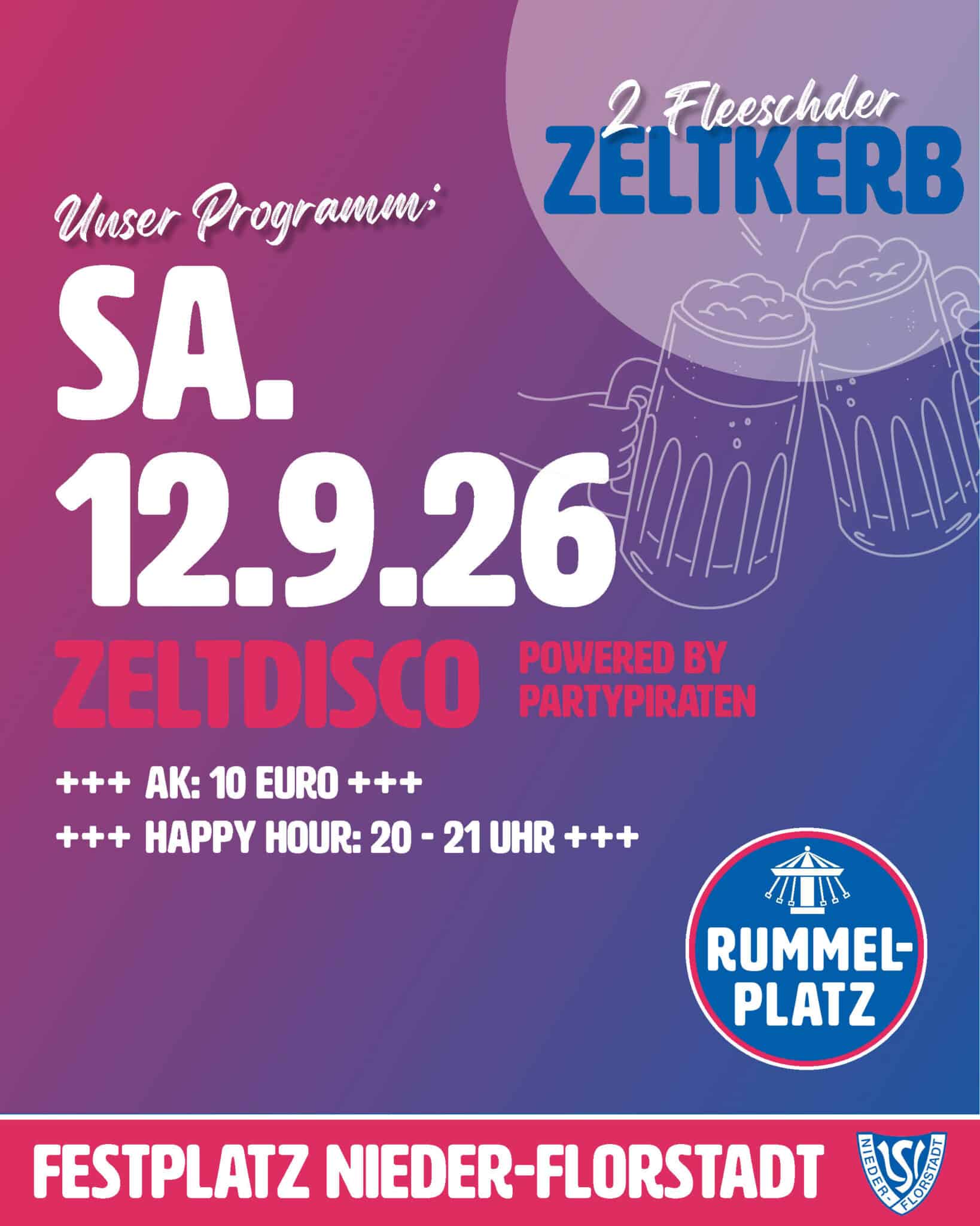 2. Fleeschder Zeltkerb - Zeltdisco