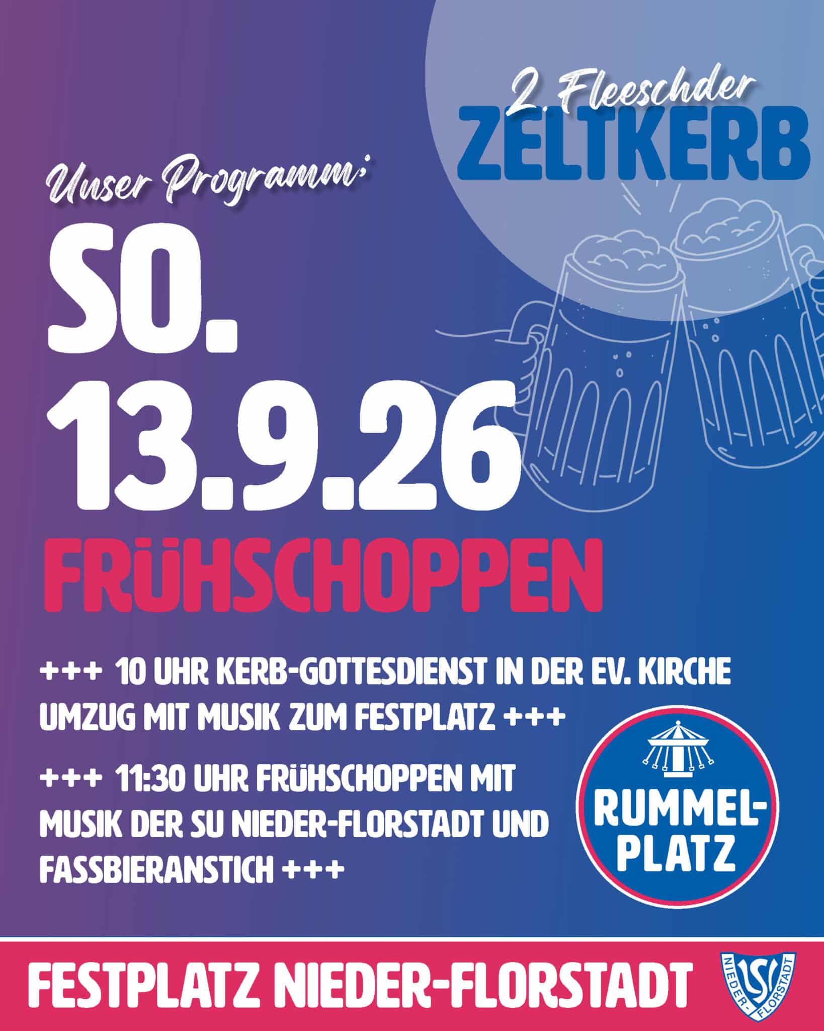 2. Fleeschder Zeltkerb - Frühschoppen