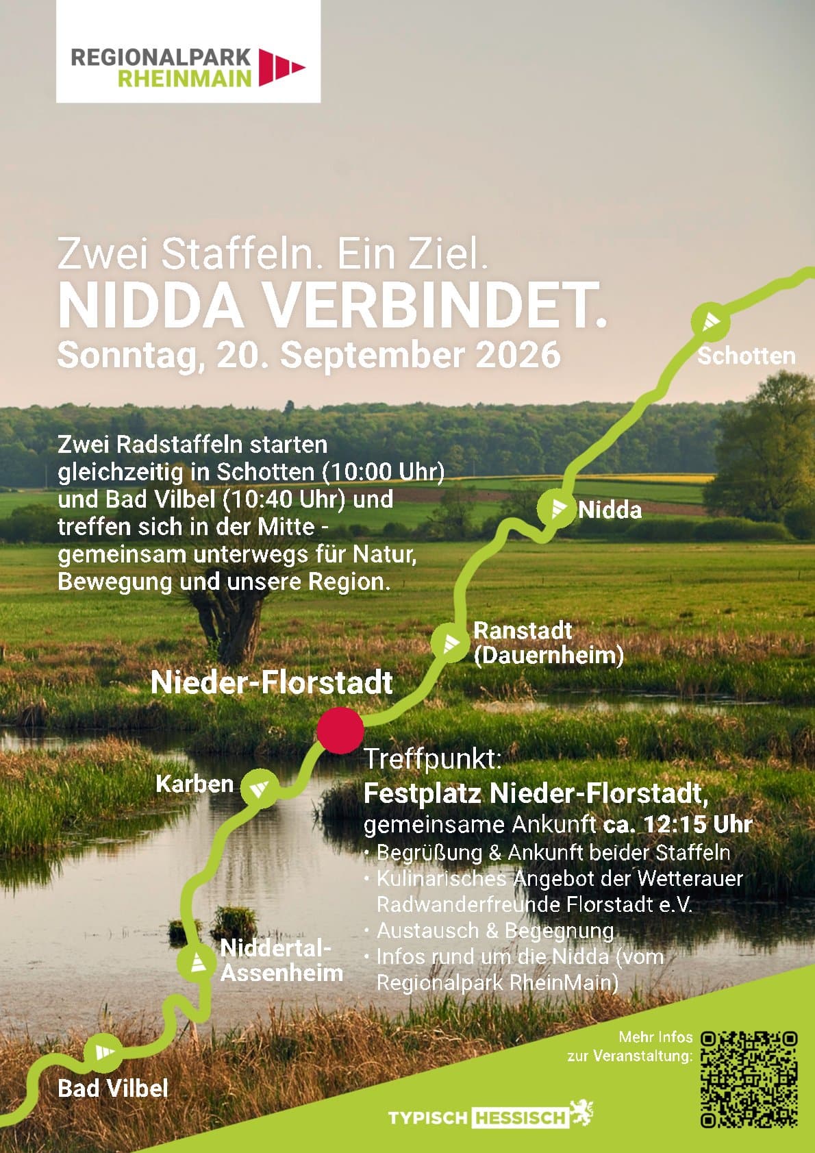 Zwei Staffeln. Ein Ziel. Nidda verbindet