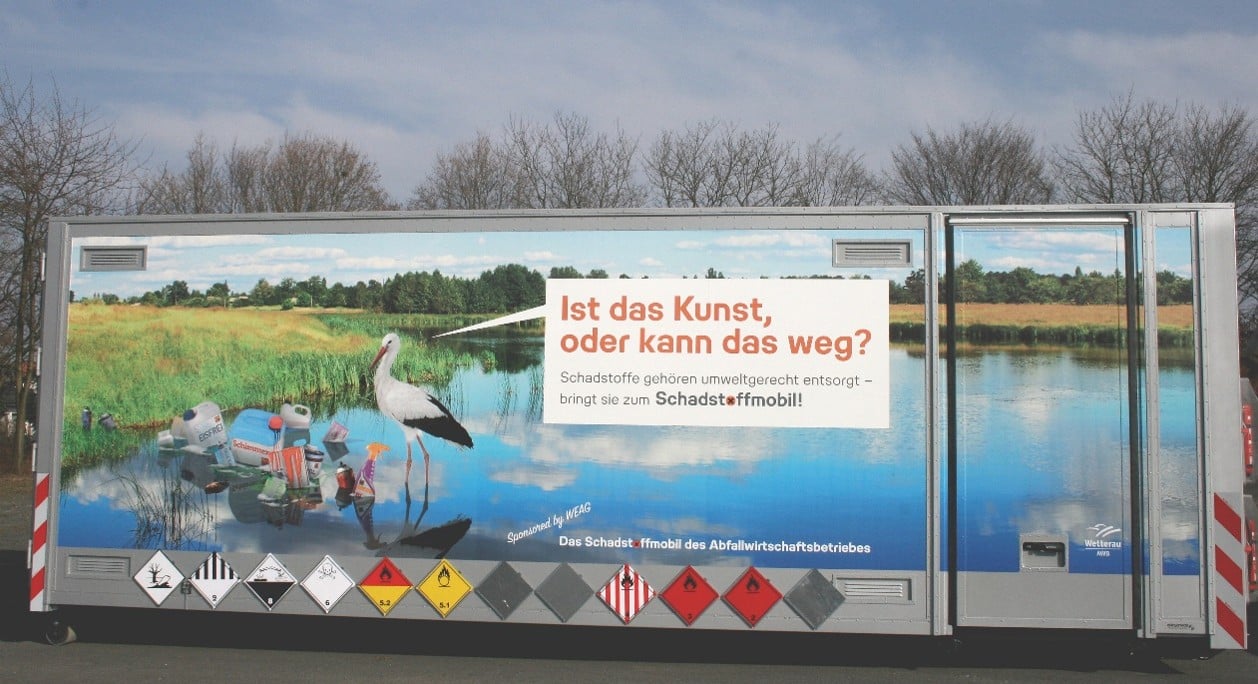 Schadstoffmobil: Sammeltermine diese Woche entfallen