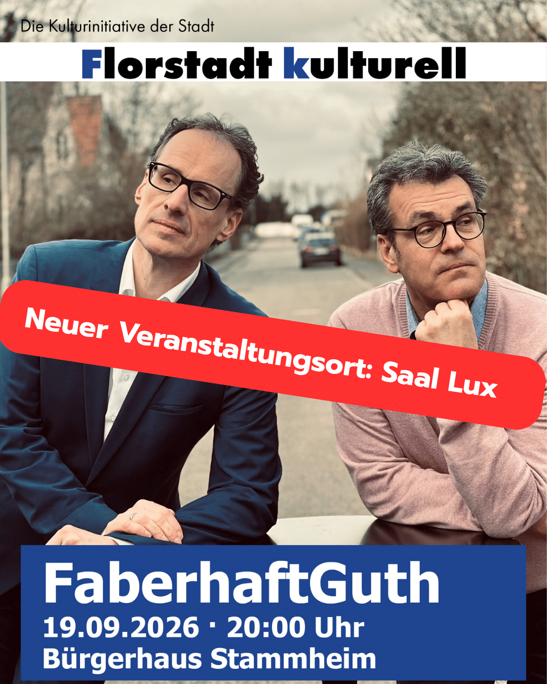 FaberhaftGuth: Änderung des Veranstaltungsortes