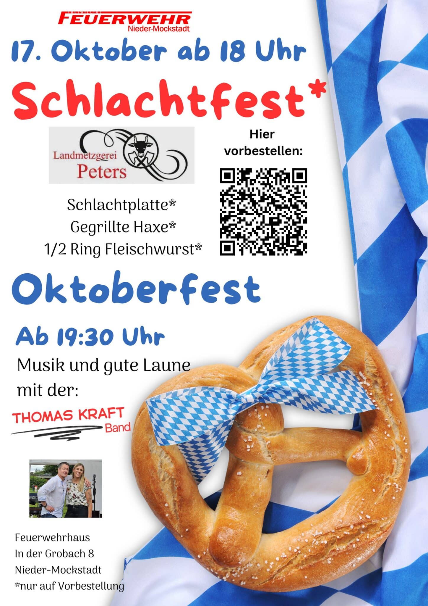 Schlachtfest meets Oktoberfest in Nieder-Mockstadt!